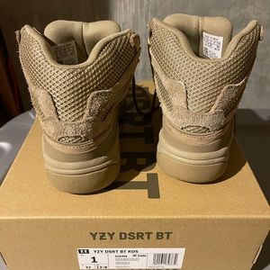 Yeezy boots slightly worn.